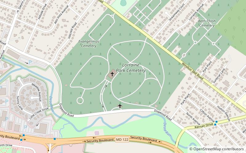 Lorraine Park Cemetery Gate Lodge location map