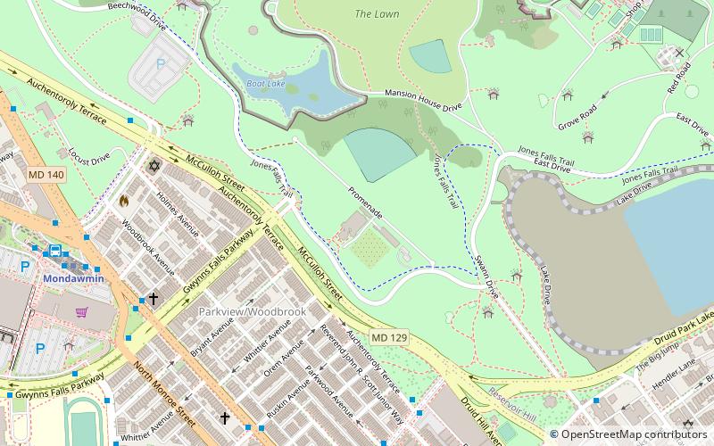 Howard Peters Rawlings Conservatory and Botanic Gardens of Baltimore location map