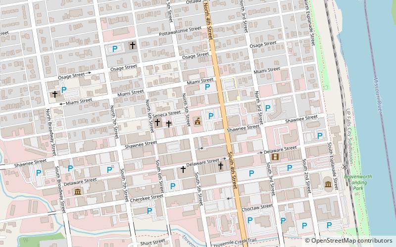 leavenworth city hall location map