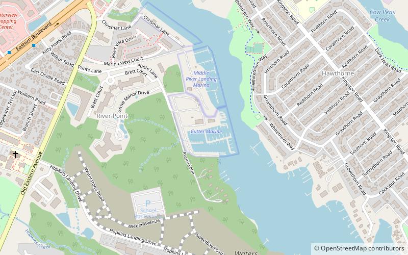 Cutter Marina location map