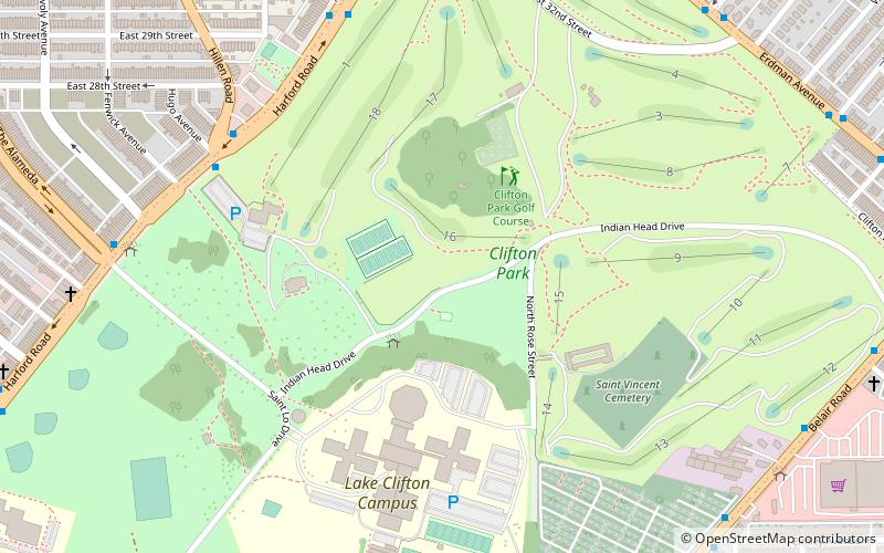 Clifton Park location map