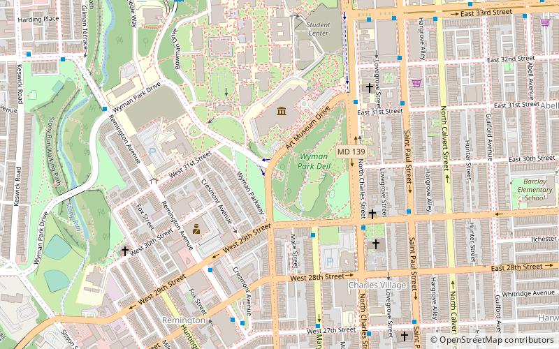 Stonewall Jackson and Robert E. Lee Monument location map