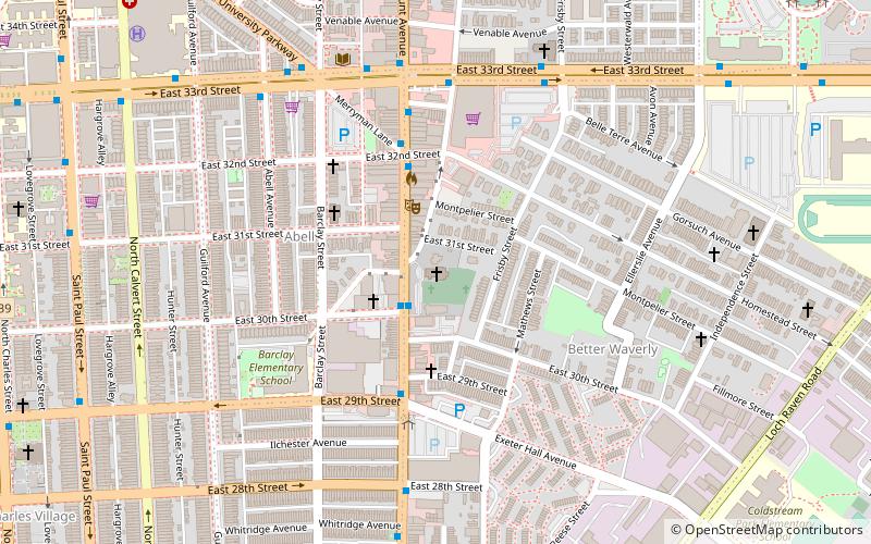 St. John's Episcopal Church location map