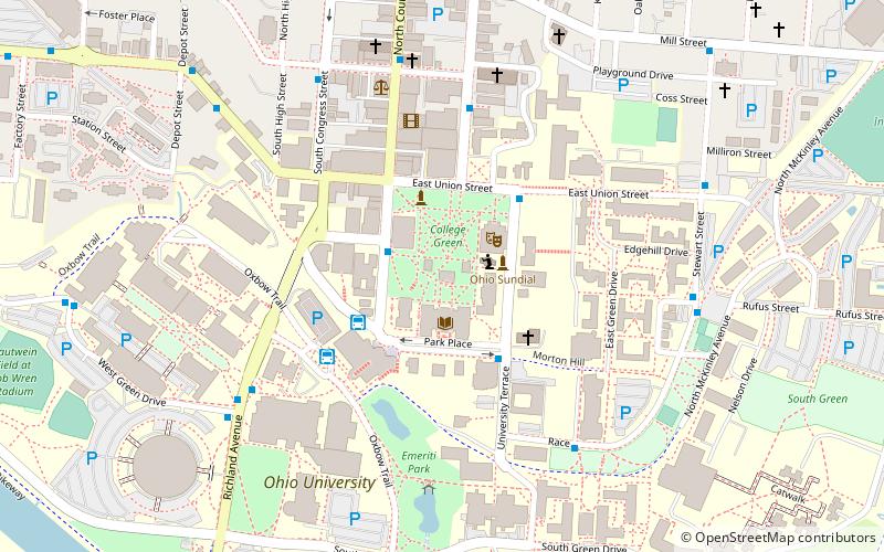 Manasseh Cutler Hall location map