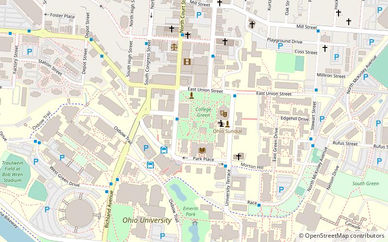 Athens Governmental Buildings location map