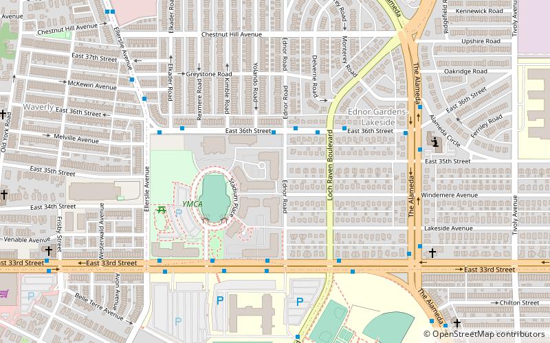 Venable Park location map