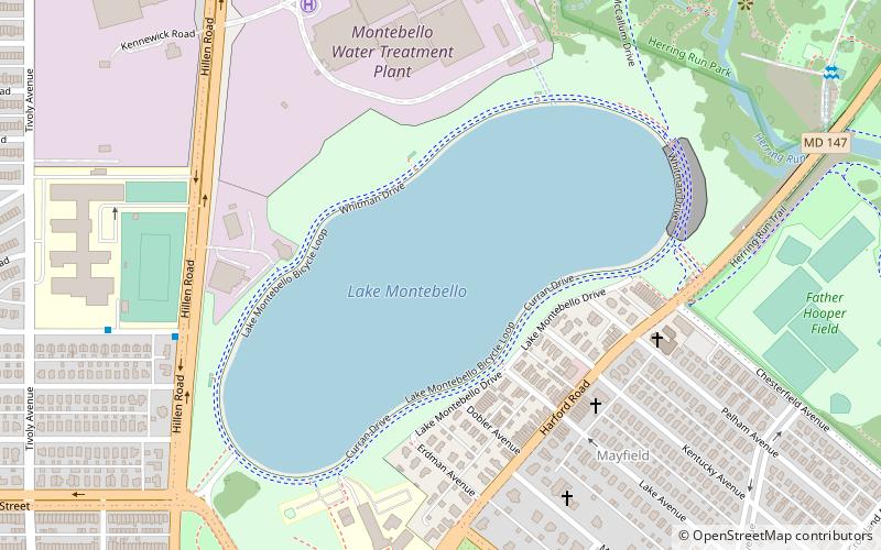 Lake Montebello location map