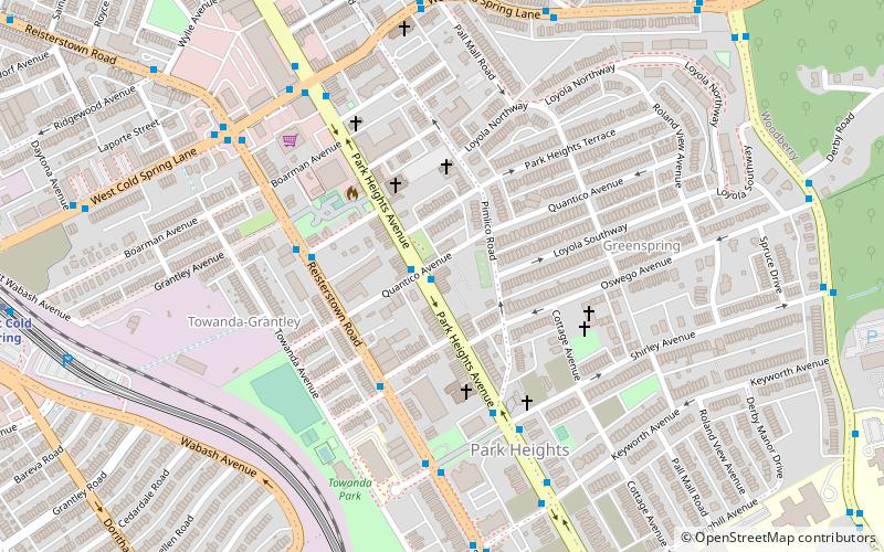 greenspring baltimore location map