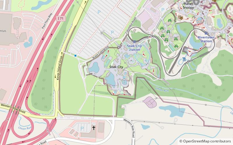 Soak City location map