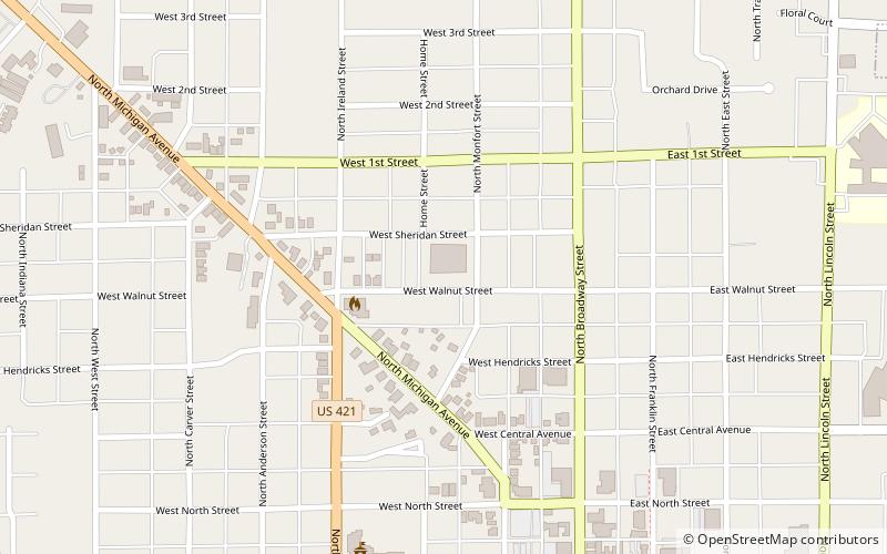 Jerman School location map