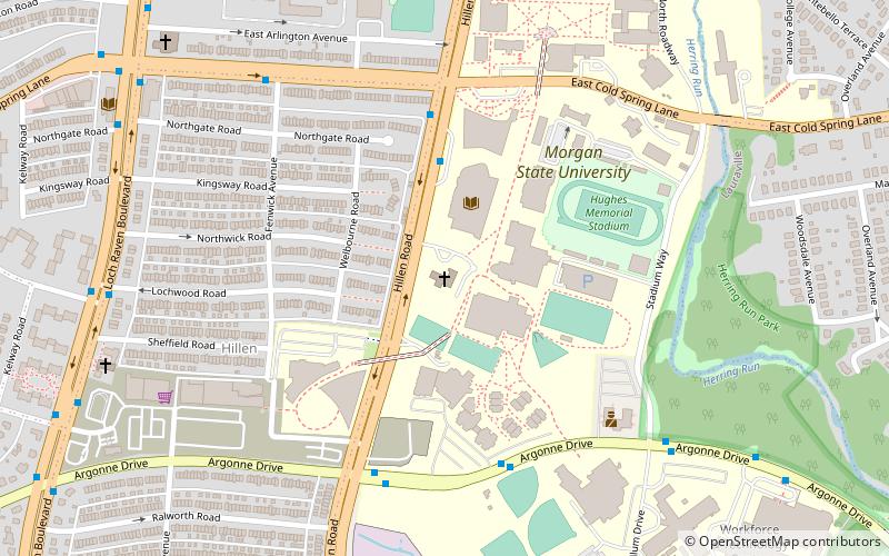 Morgan State University Memorial Chapel location map