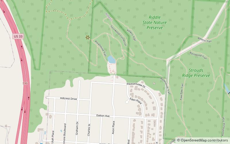 Hawk Woods location map