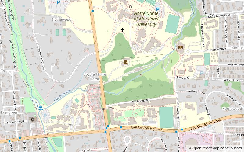 Evergreen Museum & Library location map