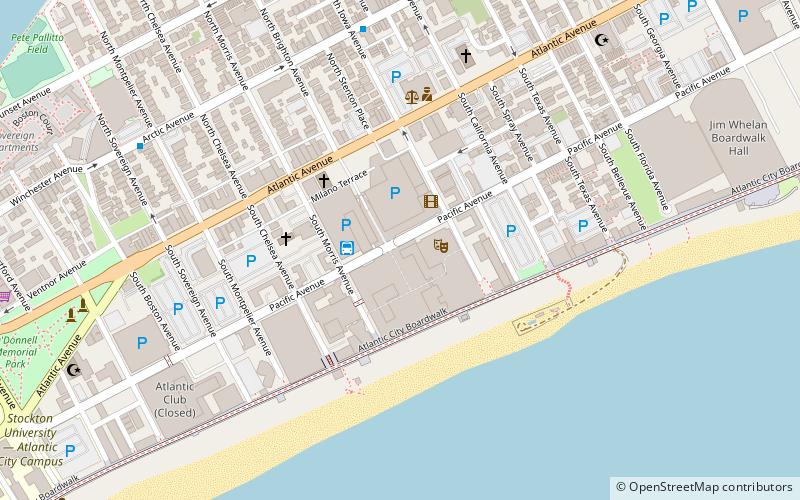 Tropicana Casino & Resort Atlantic City location map
