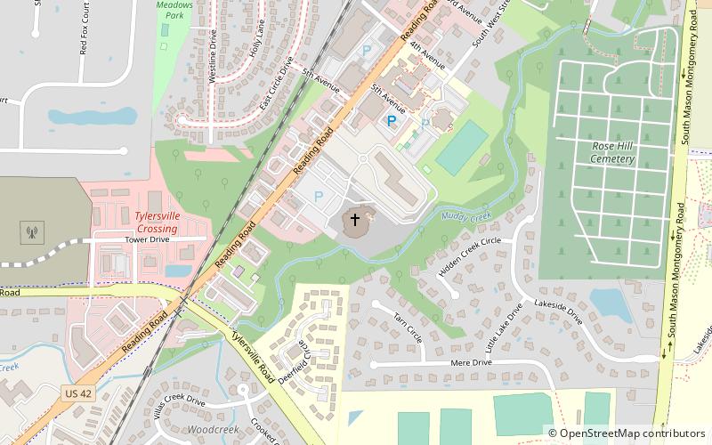 St. Susanna Catholic Church - Mason location map