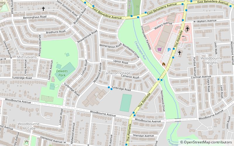 Cameron Village location map