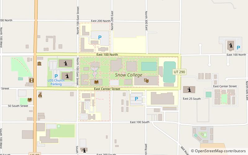 Snow College location map