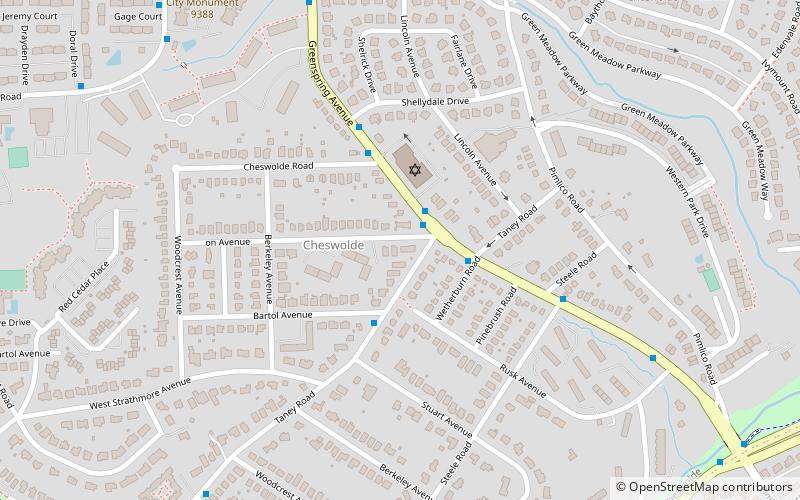 Cheswolde location map