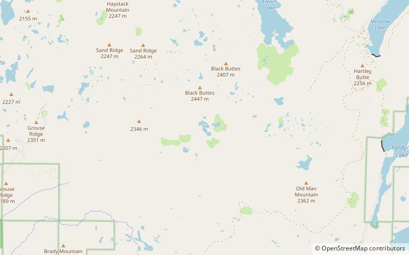 Beyers Lakes location map