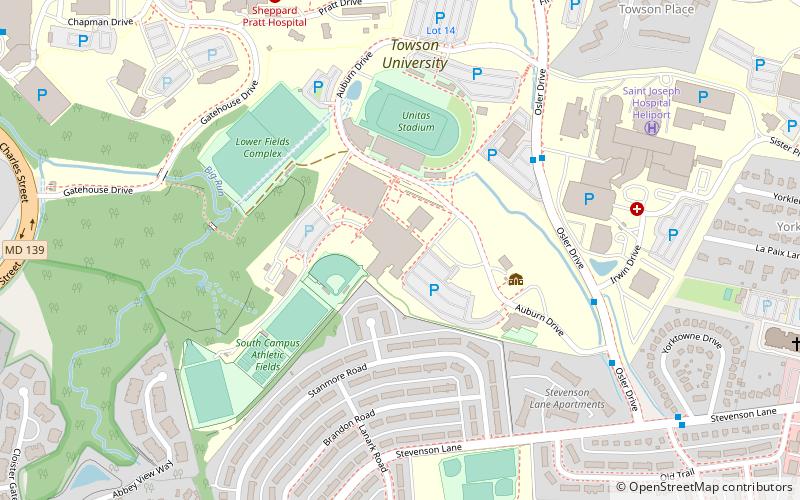 Towson Center location map