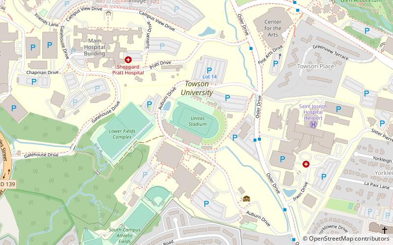 Johnny Unitas Stadium location map