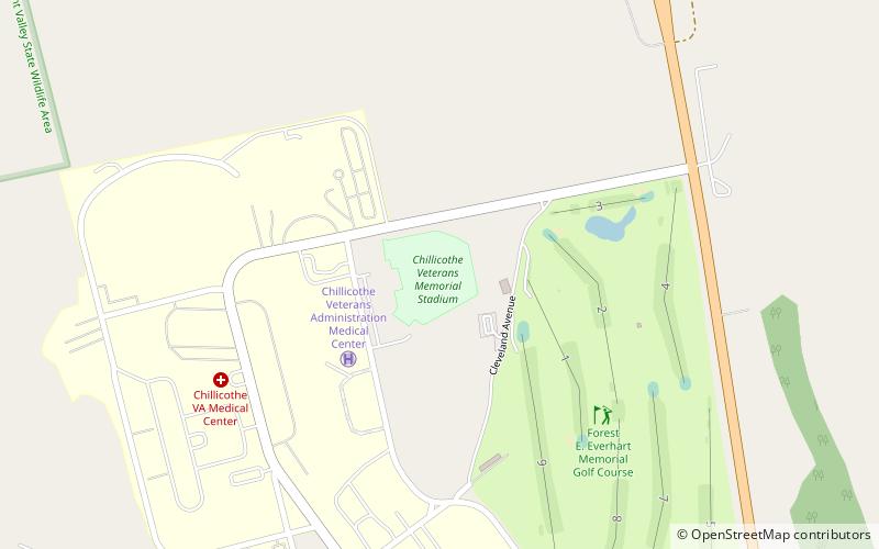 V.A. Memorial Stadium location map