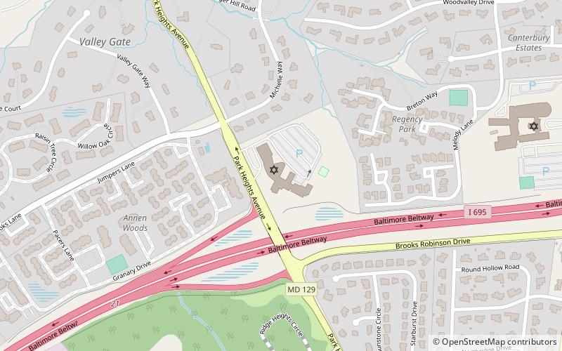 Beth El Congregation location map