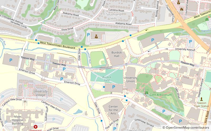 john b schuerholz baseball complex towson location map