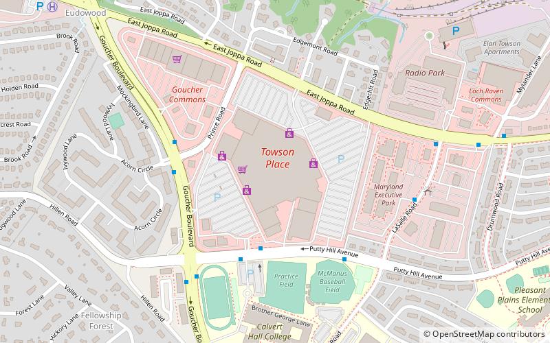 Towson Place location map