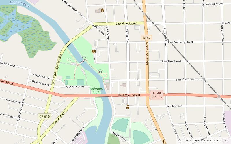 Levoy Theatre location map