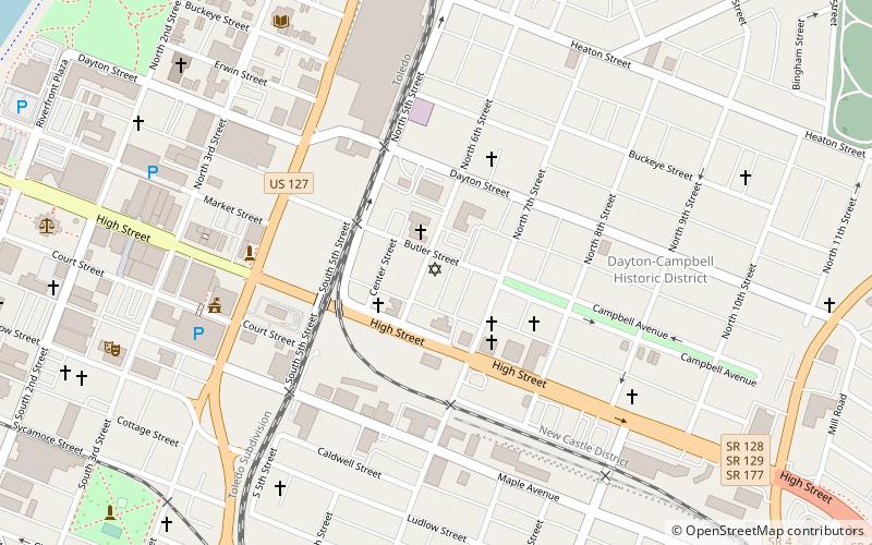 Beth Israel Synagogue location map