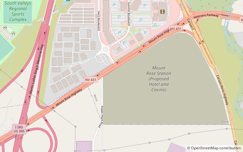 Mount Rose Station location map