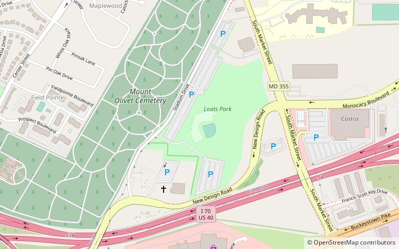 Harry Grove Stadium location map