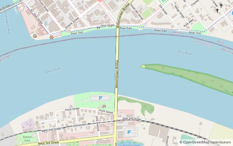 Williamstown Bridge location map