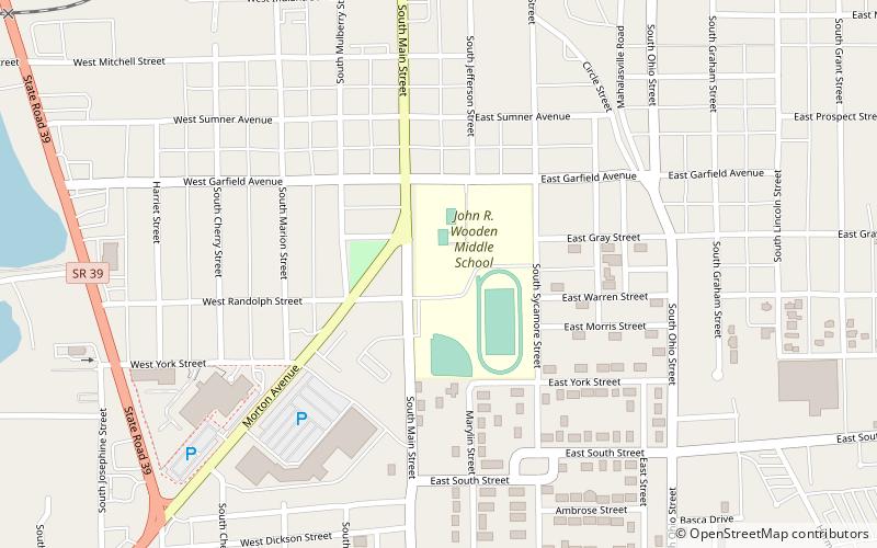 Martinsville High School Gymnasium location map