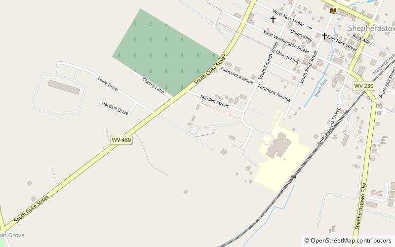 Morgan-Bedinger-Dandridge House location map