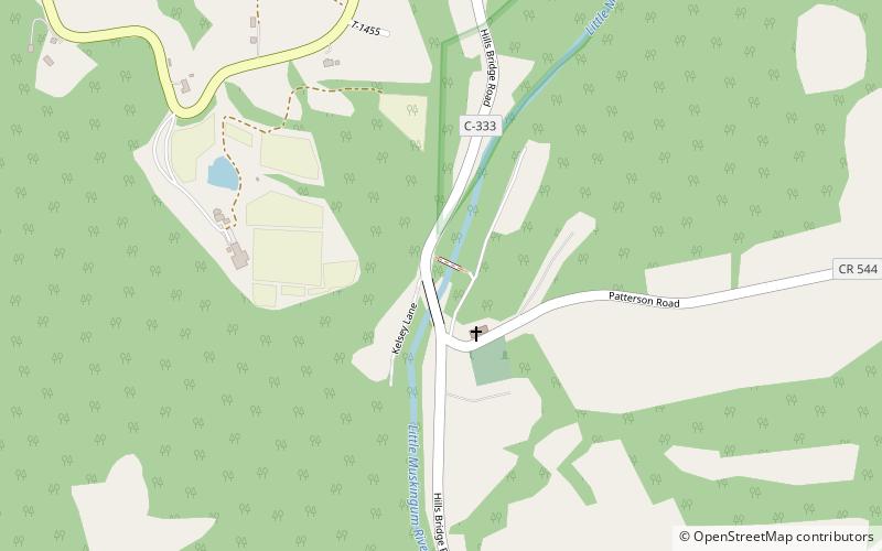 Hildreth Covered Bridge location map