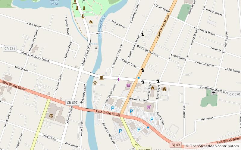 Old Broad Street Presbyterian Church and Cemetery location map