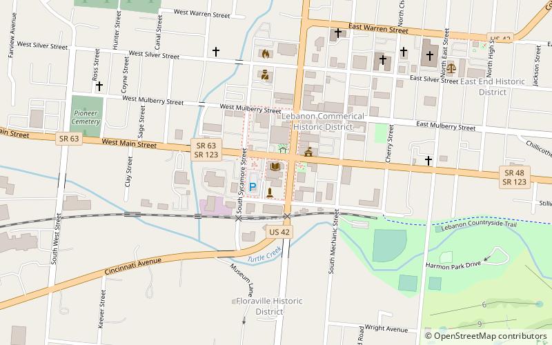 Warren County Historical Society Museum location map