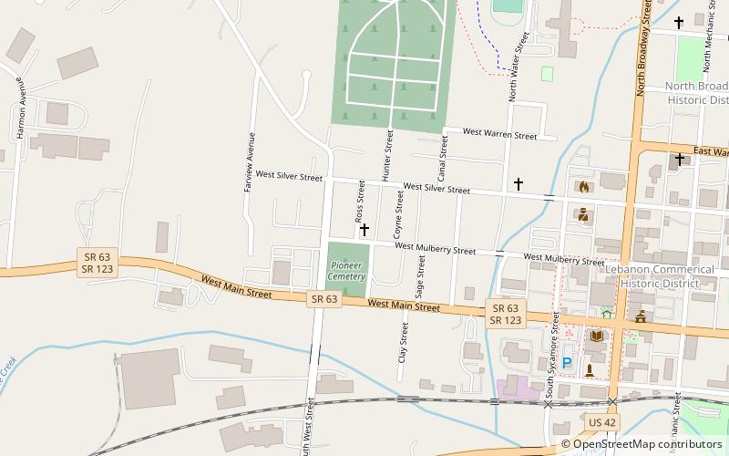 West Baptist Church location map
