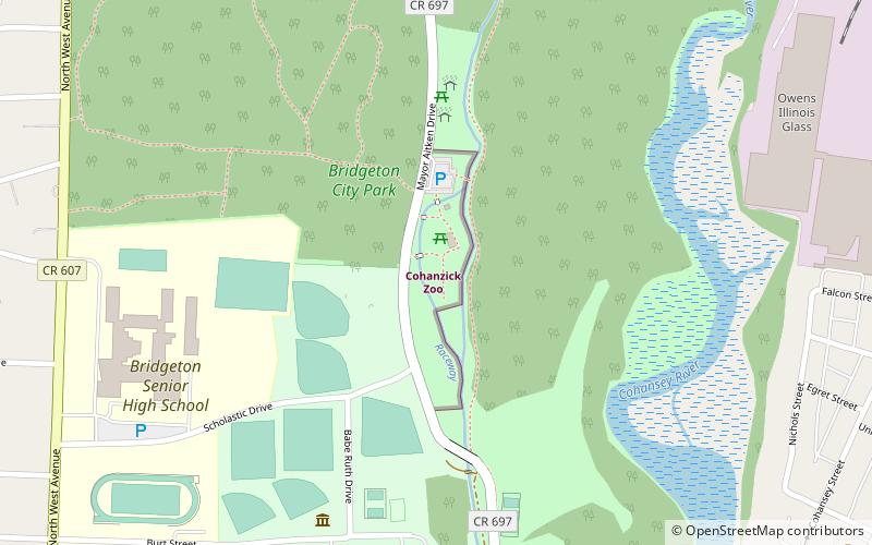 Cohanzick Zoo location map