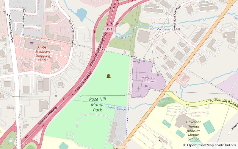 Rose Hill Manor location map