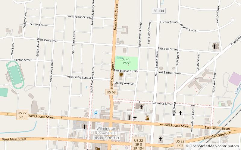 Wilmington Public Library location map