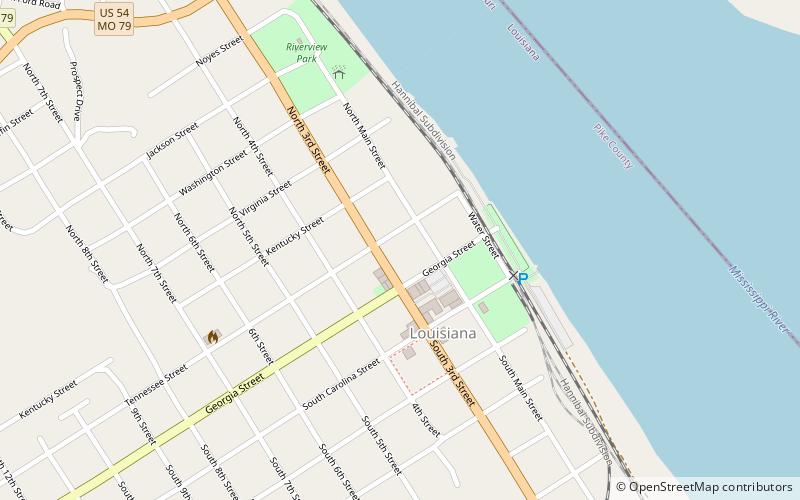 Louisiana Public Library location map