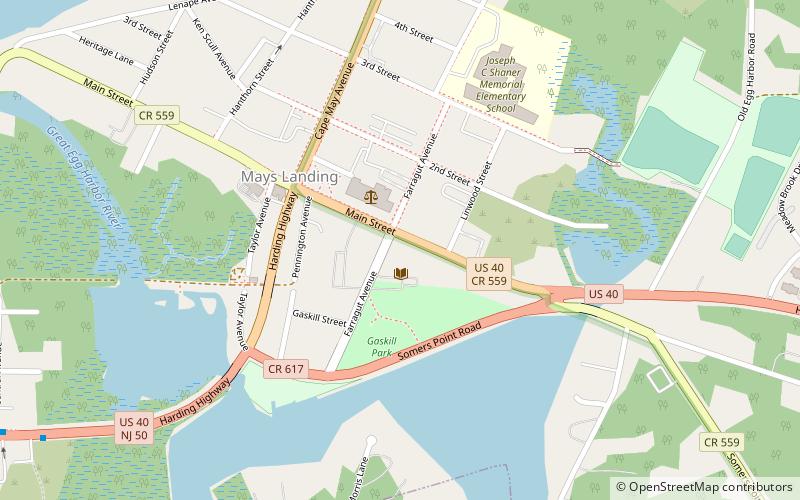 Samuel Richards Hotel location map