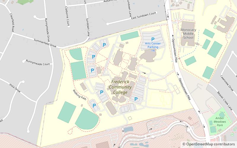 Frederick Community College location map