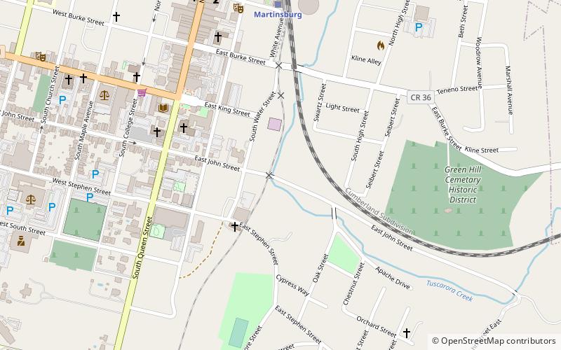 Adam Stephen House location map