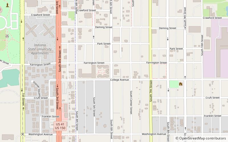 Farrington's Grove Historic District location map