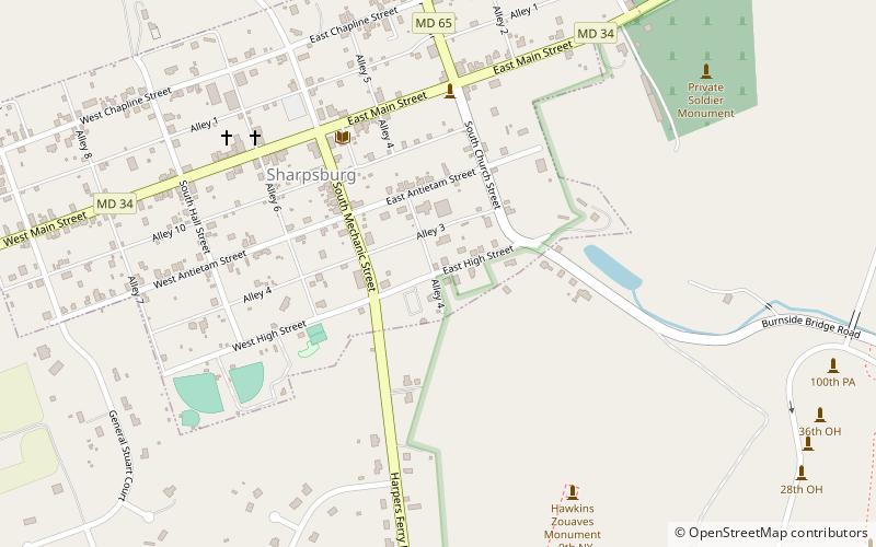 Tolson's Chapel location map