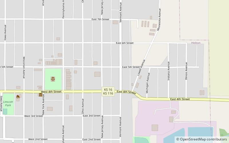 Jim Lane's Fort location map